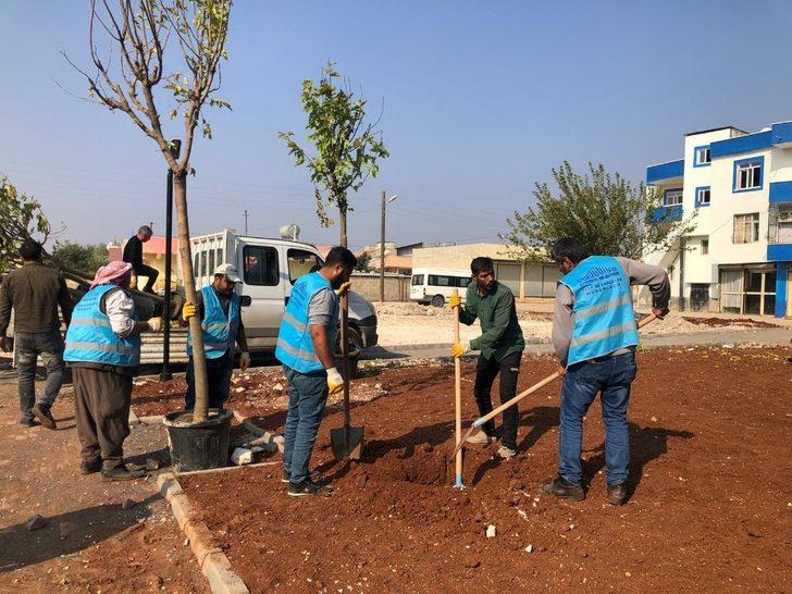 Eyyübiye Belediyesi kırsalda millet bahçesi yapımını sürdürüyor G3