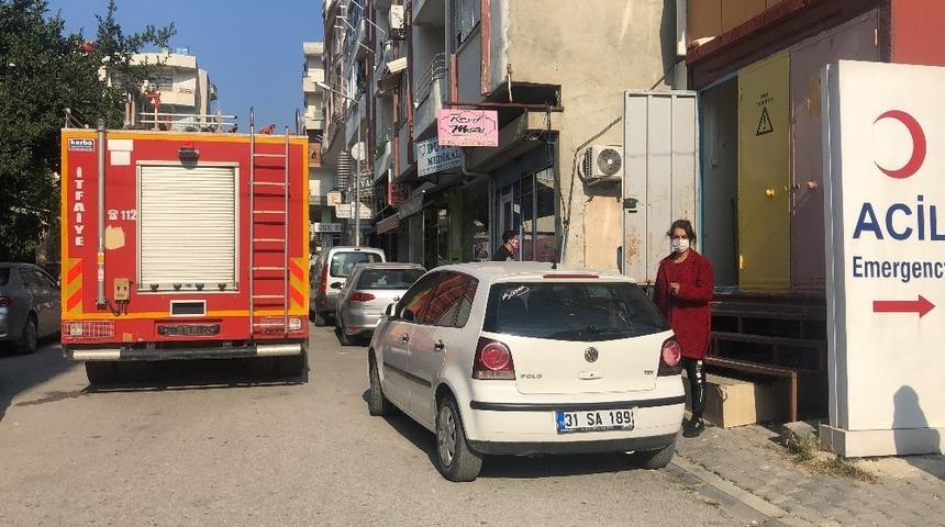 Hastanede korkutan yangın