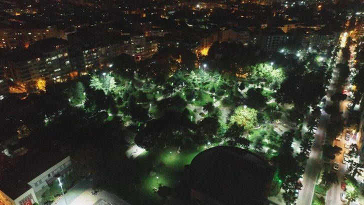 Yeşil alanlarda LED aydınlatma ile tasarruf sağlanıyor G1