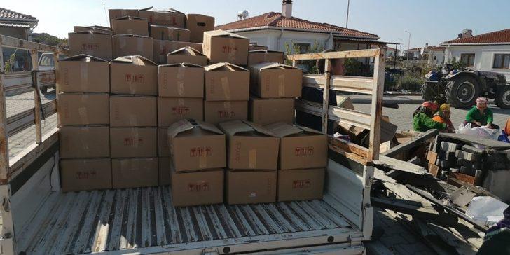 Ayvacık’taki okullardan İzmir’e 368 yardım kolisi G3