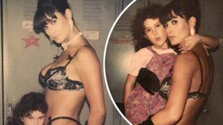 Demi Moore'un kızı Striptiz filminin setindeki o kareyi paylaştı! 