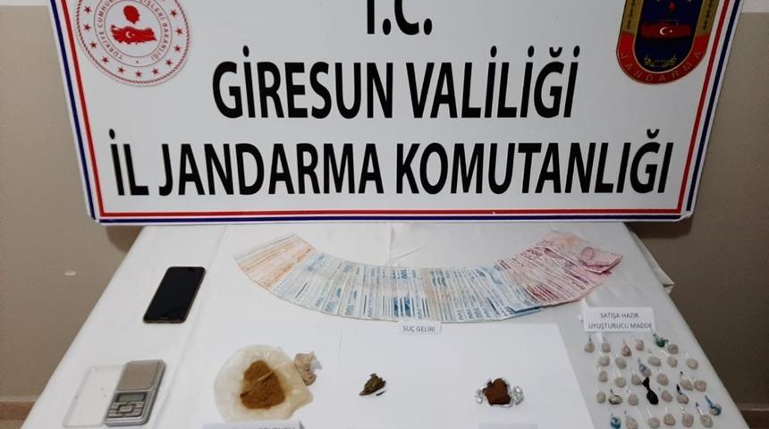 Giresun&rsquo;da uyuşturucu operasyonu