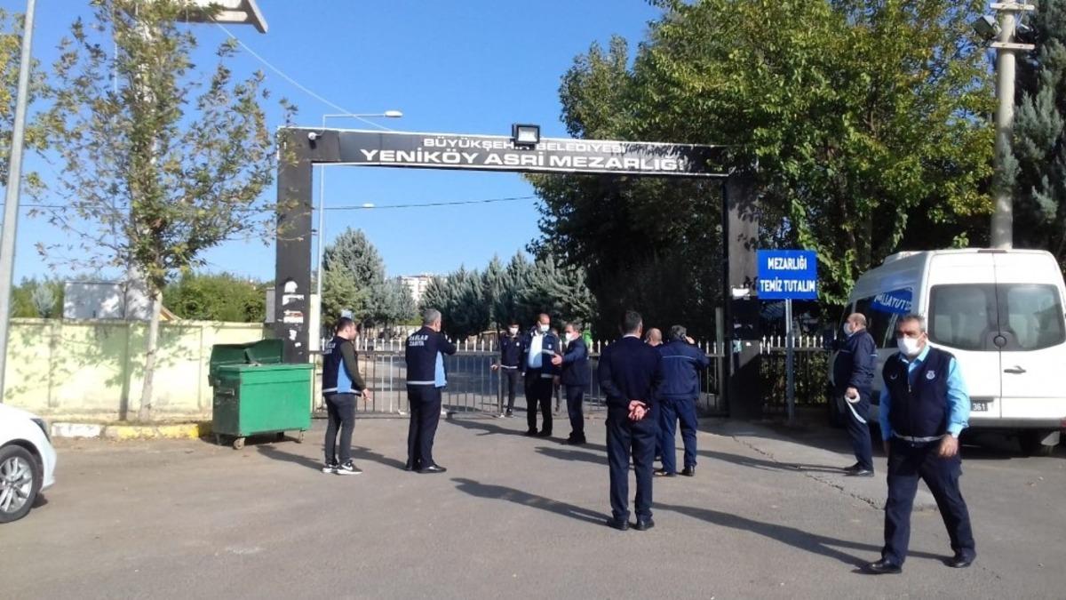 Mezarlıklarda cuma g&uuml;n&uuml; &ouml;ncesi denetim