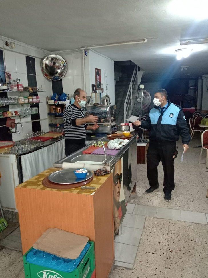 Manisa’da zabıtadan Covid-19 bilgilendirmesi G3