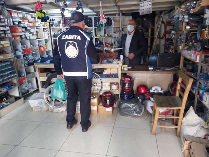 Zabıtadan işyerlerine korona denetimi G3