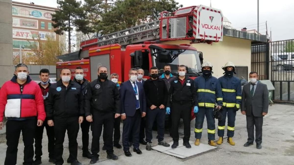 Banka personeline yangın eğitimi