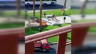 Mısır'da yaşam koşullarını protesto eden bir kişi kendini yaktı