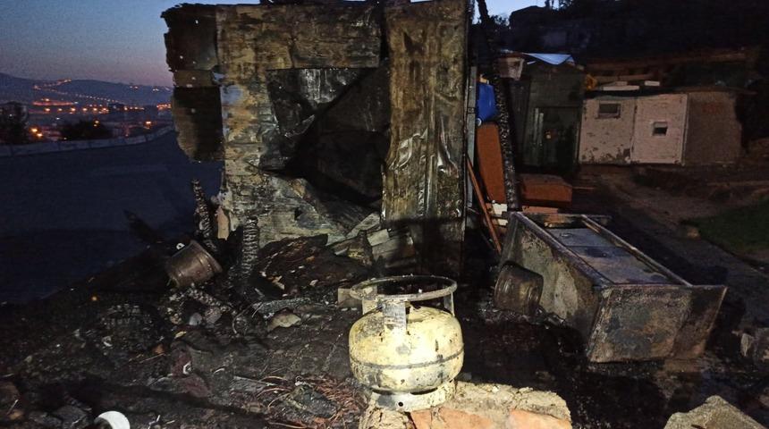 Ankara'da hırsızların yaktığı kulübedeki 24 güvercin öldü