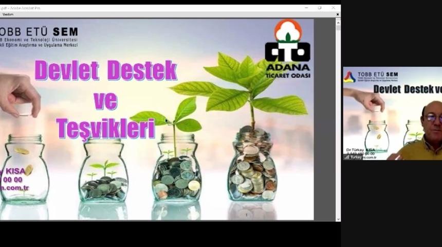 ATO’dan "Devlet destek ve teşvikleri" eğitimi
