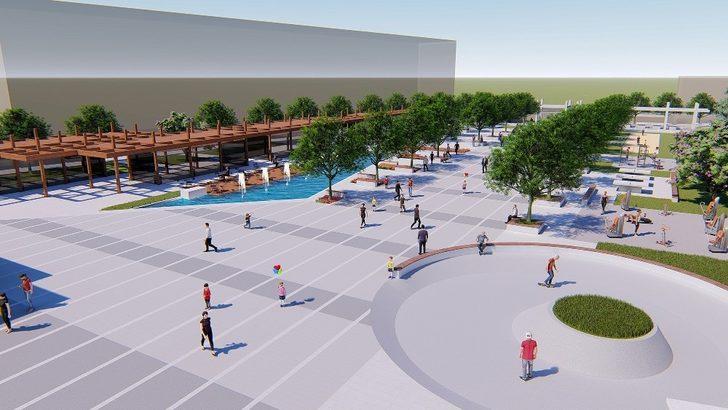 Tevfik Sırrı Gür Lisesi yanında 2 katlı otopark ve meydan çalışmaları başladı G4