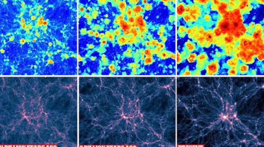 Evrenin 10 milyar yıllık ısı haritası oluşturuldu