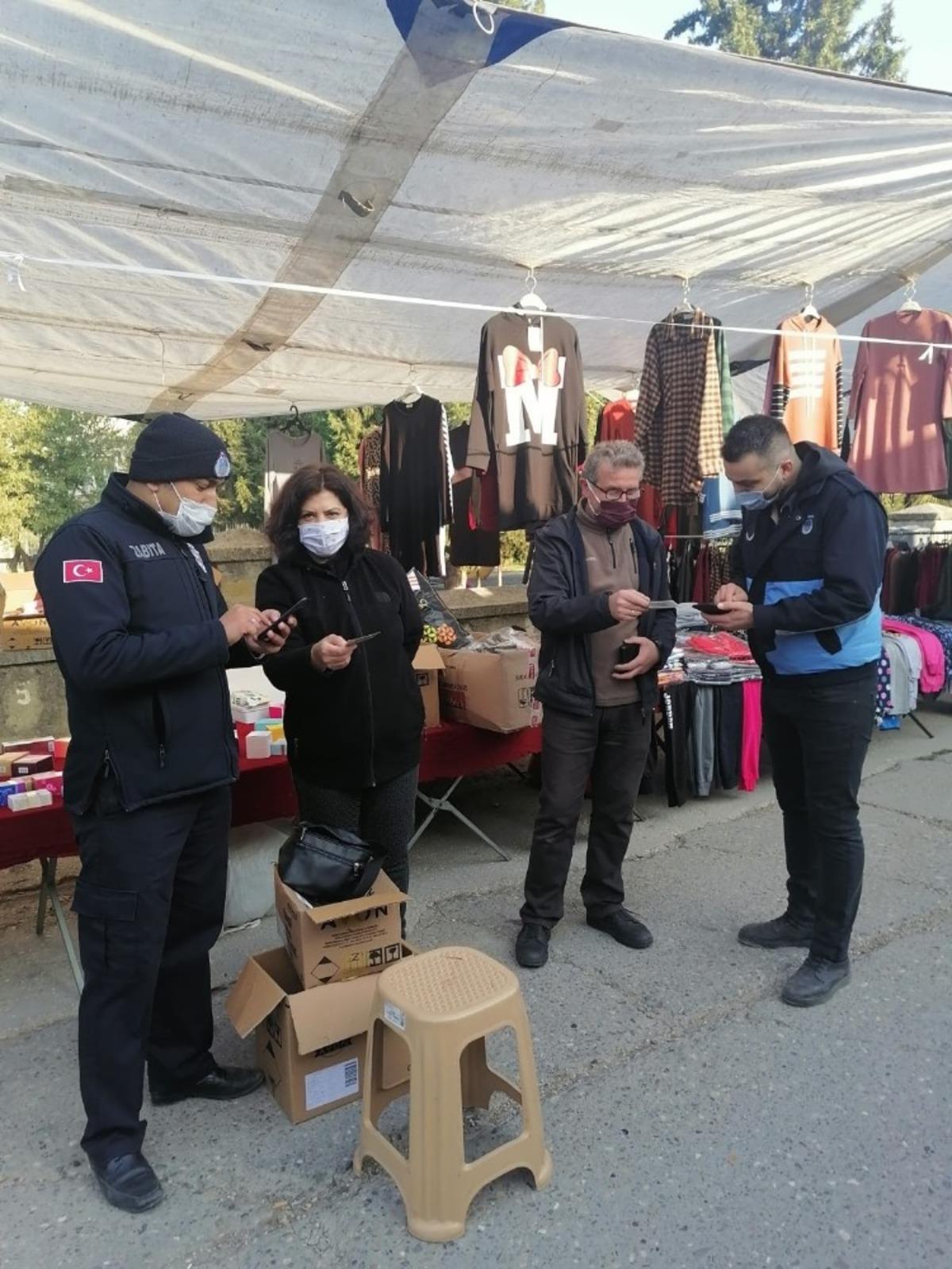 HES kodu olmayan esnafın alana girişlerine izin verilmedi