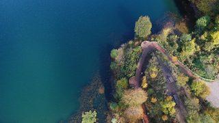Ulugöl hazan renklerine büründü! Gören büyüleniyor