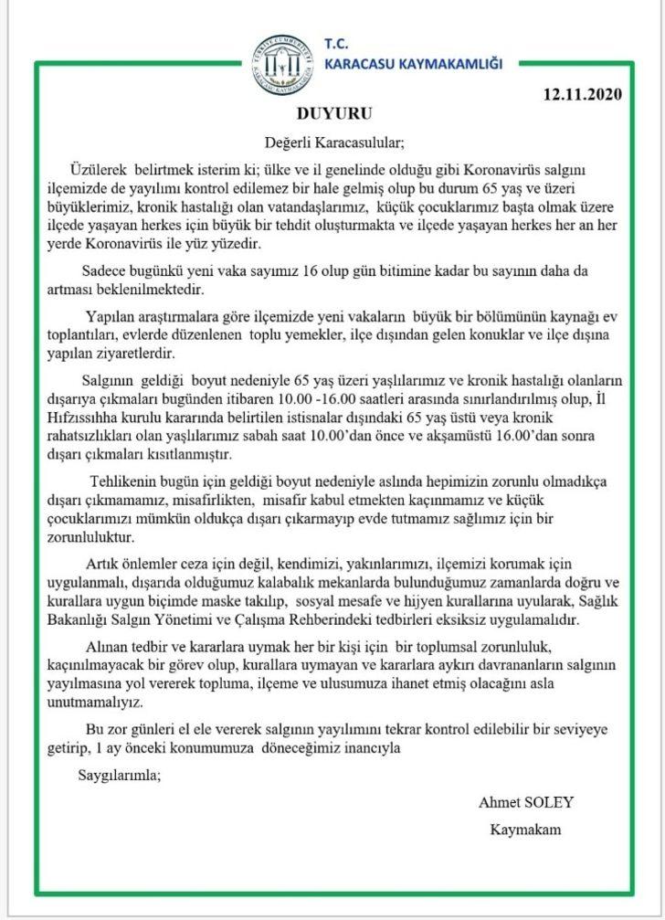 Karacasu’da günlük vaka sayıları kritik seviyede G3