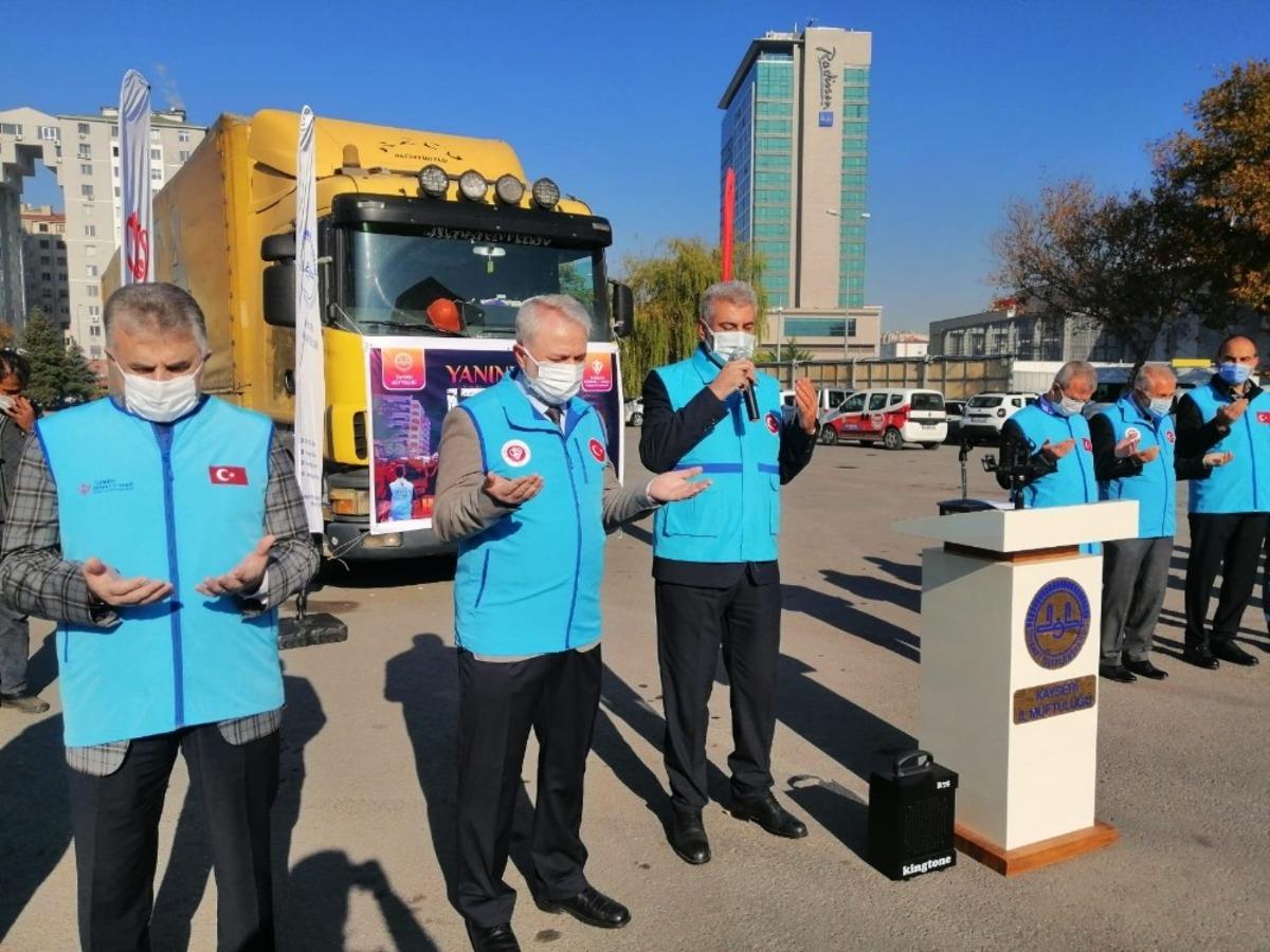 Kayseri&rsquo;den deprem b&ouml;lgesine yardım eli