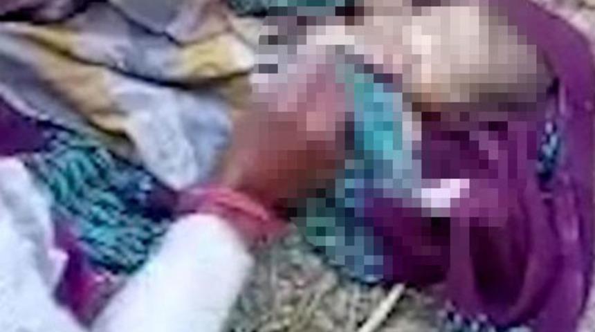 Kan dondurdu! Yeni doğan bebeği diri diri toprağa gömdüler