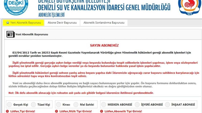 B&uuml;y&uuml;kşehir DESKİ&rsquo;de online abonelik d&ouml;nemi