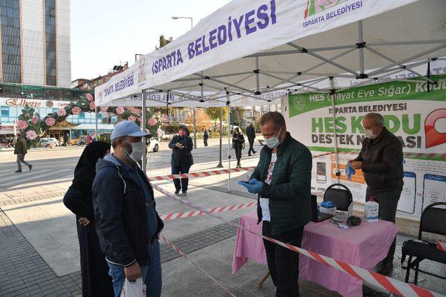 Isparta Belediyesi HES kodu destek noktası açtı