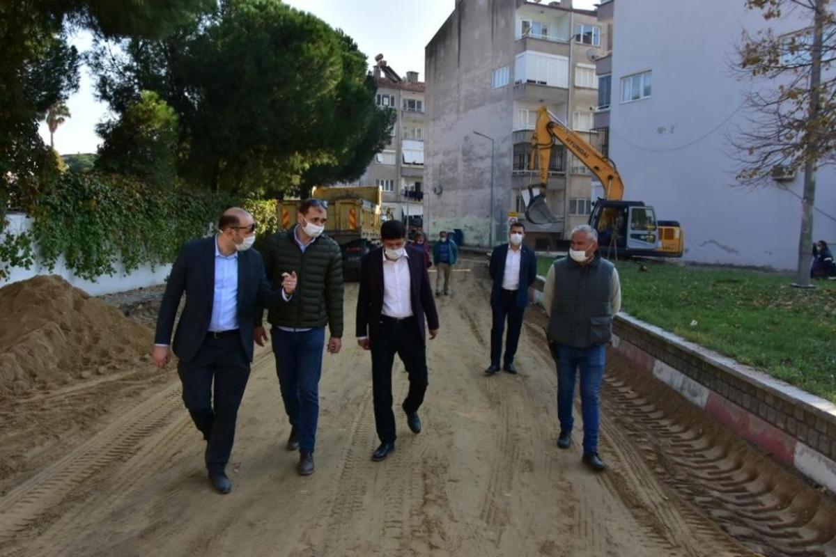 Nazilli Cumhuriyet Mahallesi&rsquo;nde yollar yenileniyor