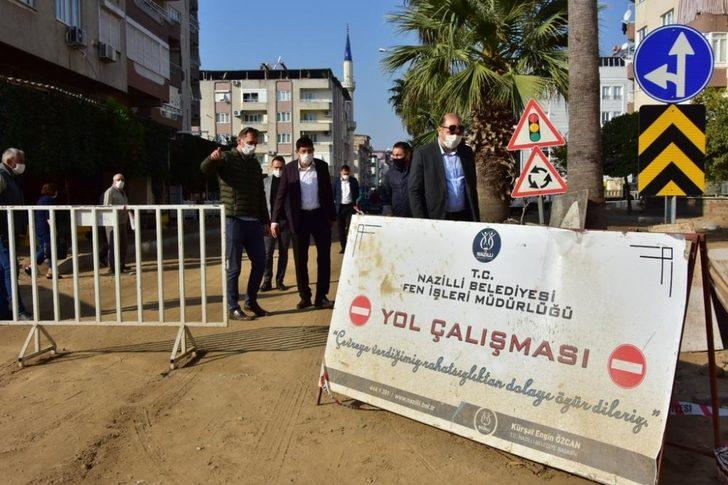 Nazilli Cumhuriyet Mahallesi’nde yollar yenileniyor G3