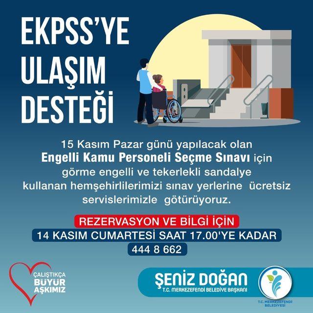 EKPSS’ye girecek adaylara, ücretsiz servis imkanı sağlanacak