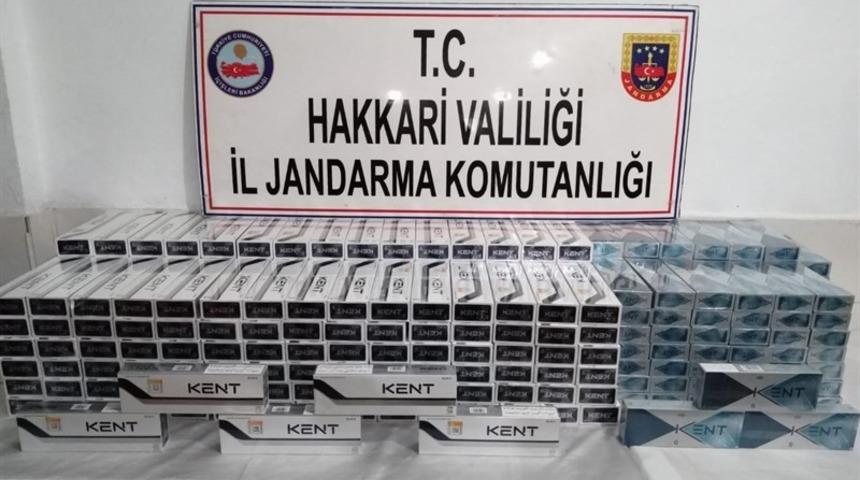 Hakkari&rsquo;de 5 bin paket ka&ccedil;ak sigara ele ge&ccedil;irildi