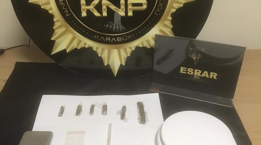 Karabük'te yabancı uyruklu 2 kişi uyuşturucudan tutuklandı
