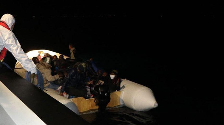 Balıkesir&rsquo;de 29 ka&ccedil;ak g&ouml;&ccedil;men kurtarıldı