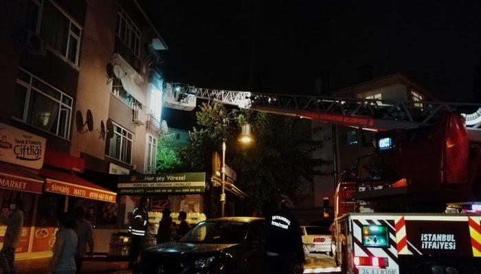 Maltepe’de korkutan yangın: 15 kişi kurtarıldı