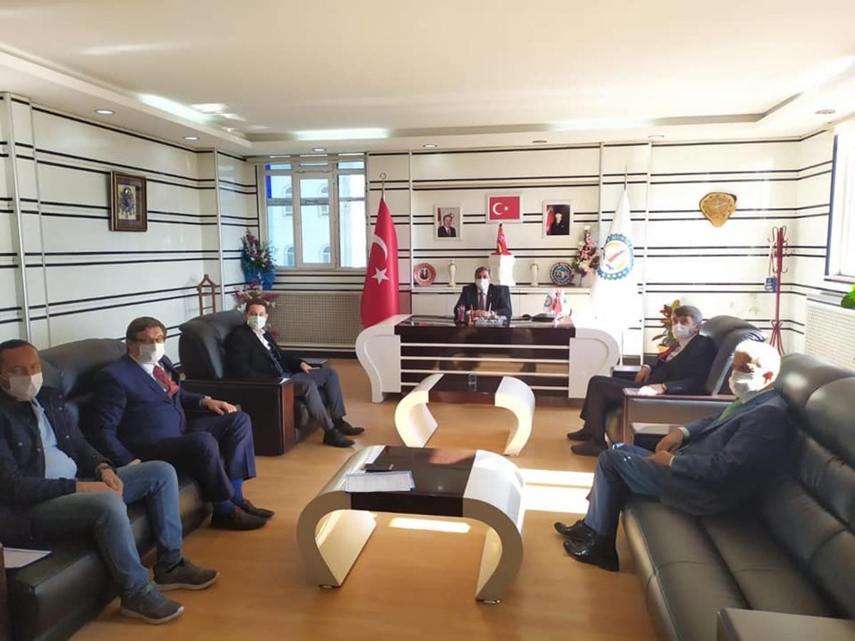 Rekt&ouml;r Kazım Uysal&rsquo;ın Altıntaş ziyareti