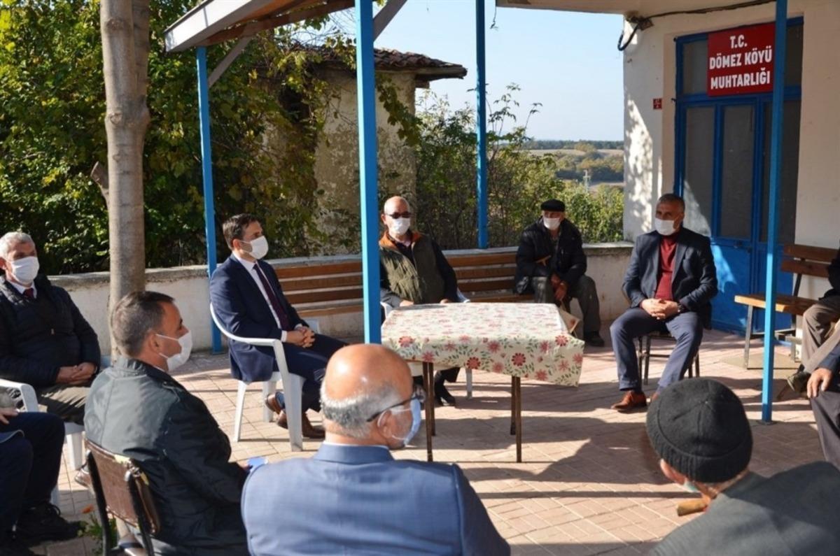 Kaymakam Tuncer, k&ouml;yl&uuml;lerin dertlerini dinledi