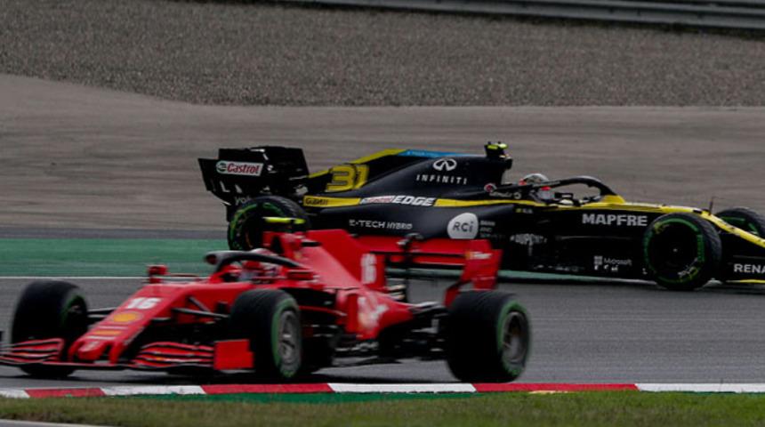 Formula 1'de sıralama turlarına yağmur engeli