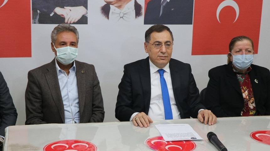 MHP İl Başkanı Kar yeniden aday olduğunu a&ccedil;ıkladı