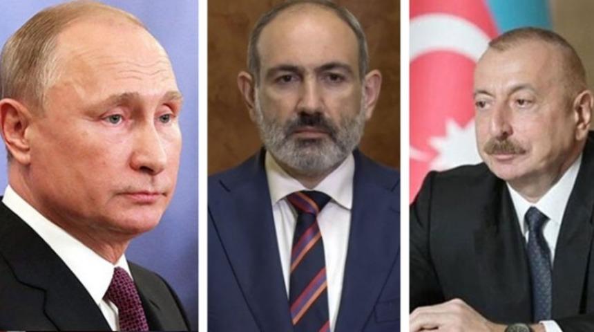 Putin, Aliyev ve Paşinyan ile telefonda g&ouml;r&uuml;şt&uuml;