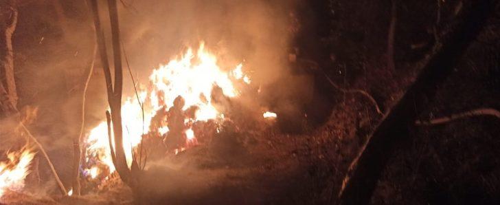 Çatak’ta ot ve ahır yangını G2