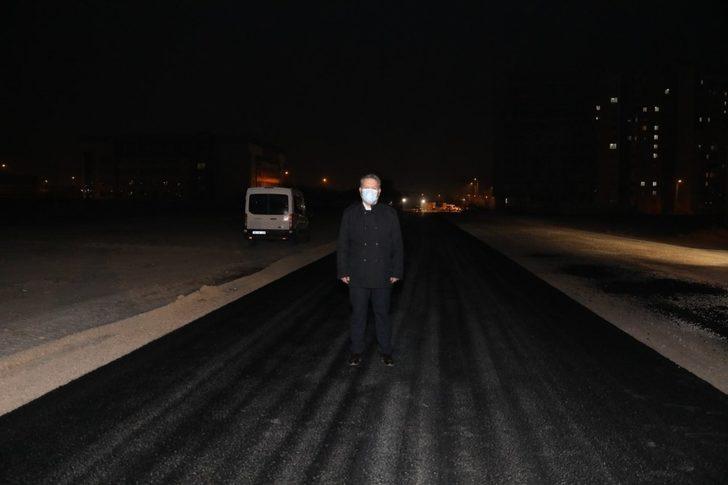 Melikgazi’den gece asfalt mesaisi G2