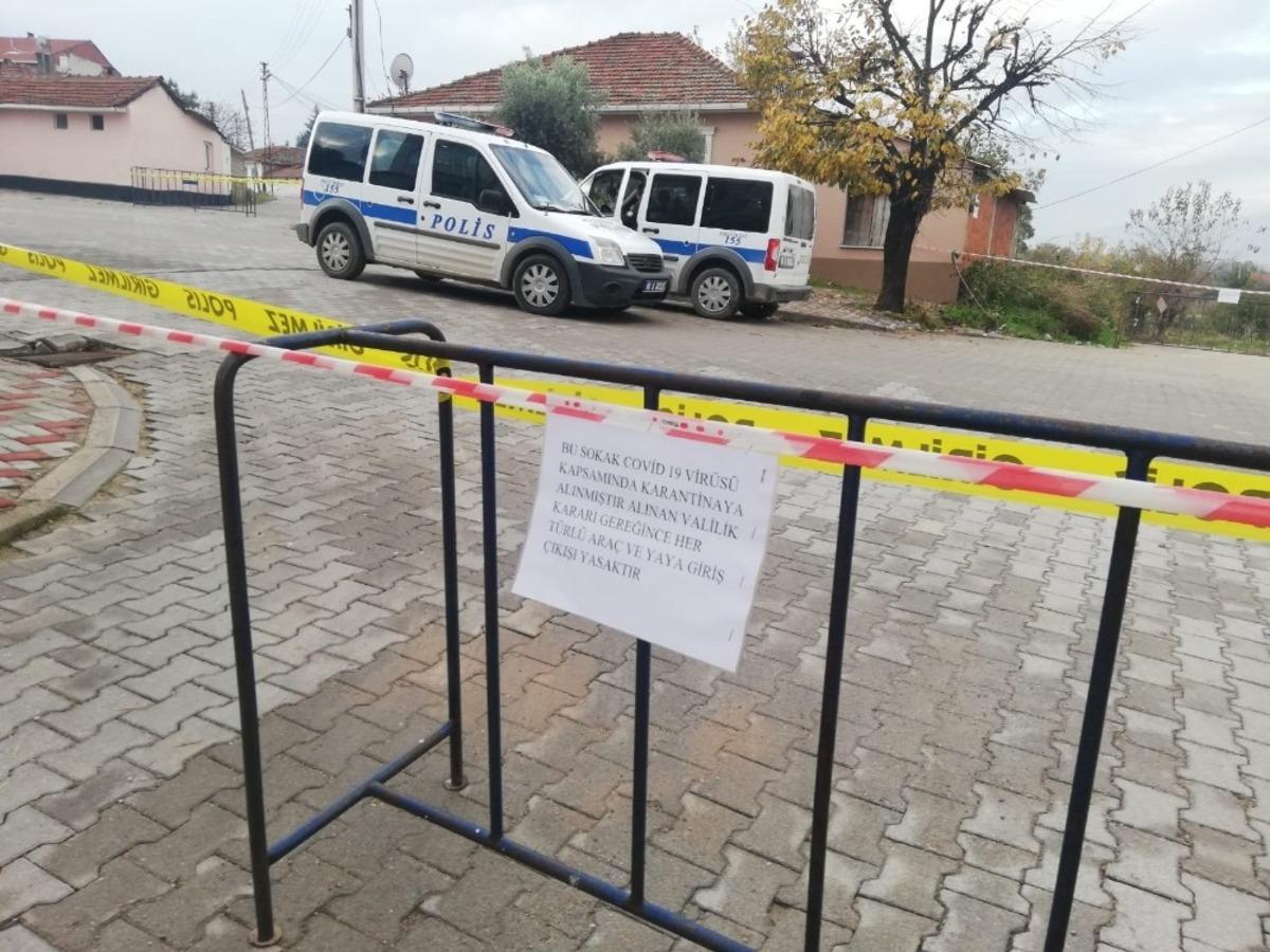 G&ouml;nen&rsquo;de bir sokak karantinaya alındı
