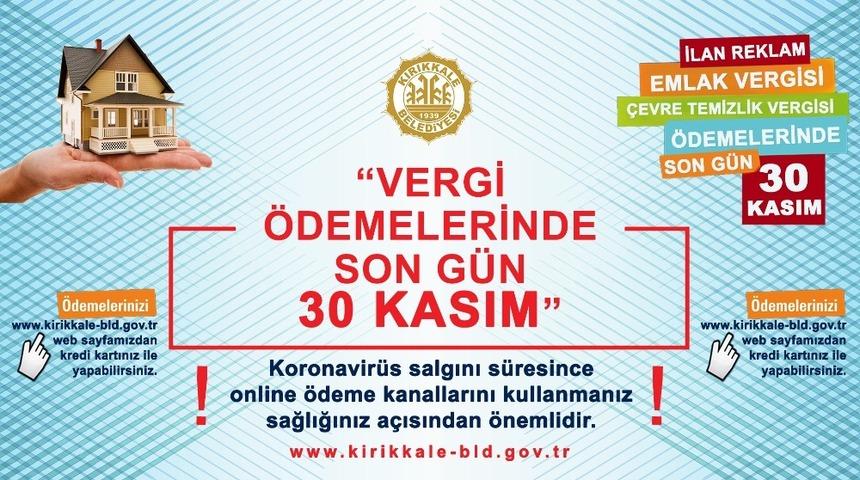 Kırıkkale&rsquo;de vergiler web sitesi &uuml;zerinden &ouml;denebilecek