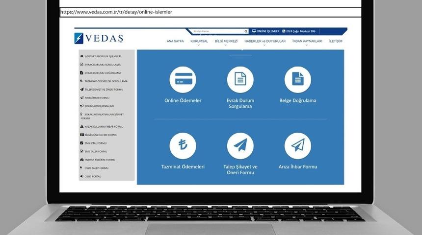 VEDAŞ&rsquo;ın dijital hizmet kanalları pandemi s&uuml;resince &uuml;&ccedil; kat fazla kullanıldı