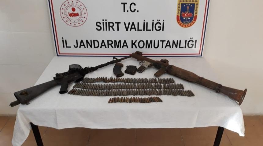 Siir&rsquo;te PKK&rsquo;lı ter&ouml;ristlere ait m&uuml;himmat ele ge&ccedil;irildi