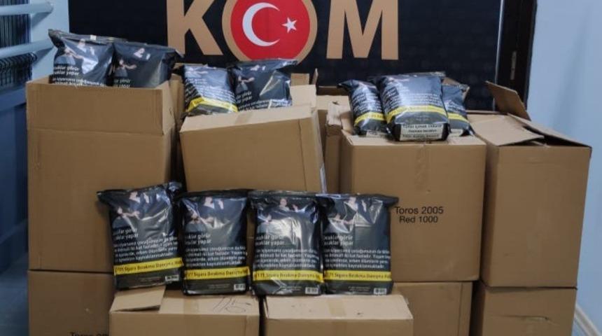 Isparta’da 386 kilogram kaçak tütün ele geçirildi