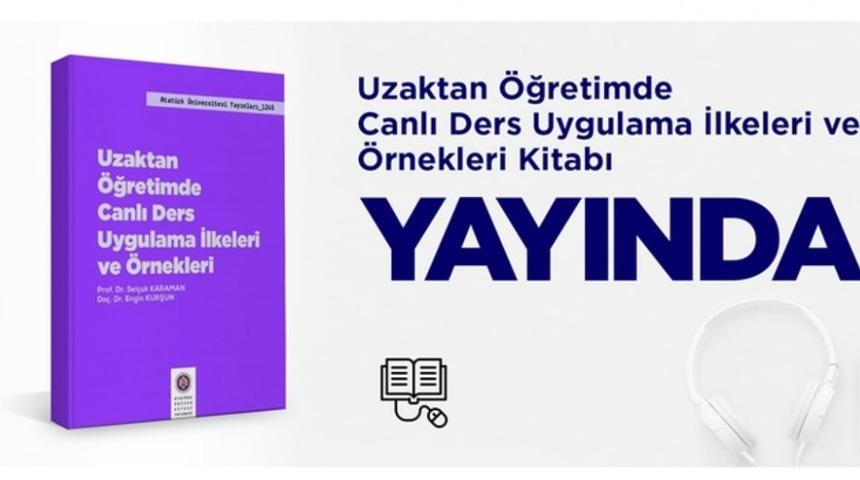 DPÜ’den “Uzaktan Eğitimde Canlı Ders” konulu kitaba destek