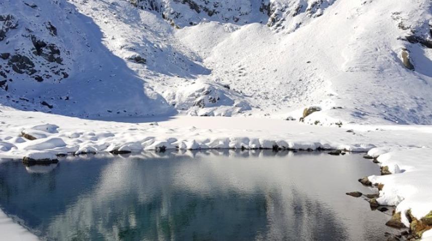 Biyosfer rezerv alanı beyaz örtüyle kaplandı