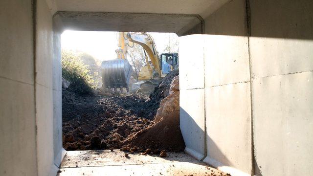 Kırsal mahallelere menfez çalışması