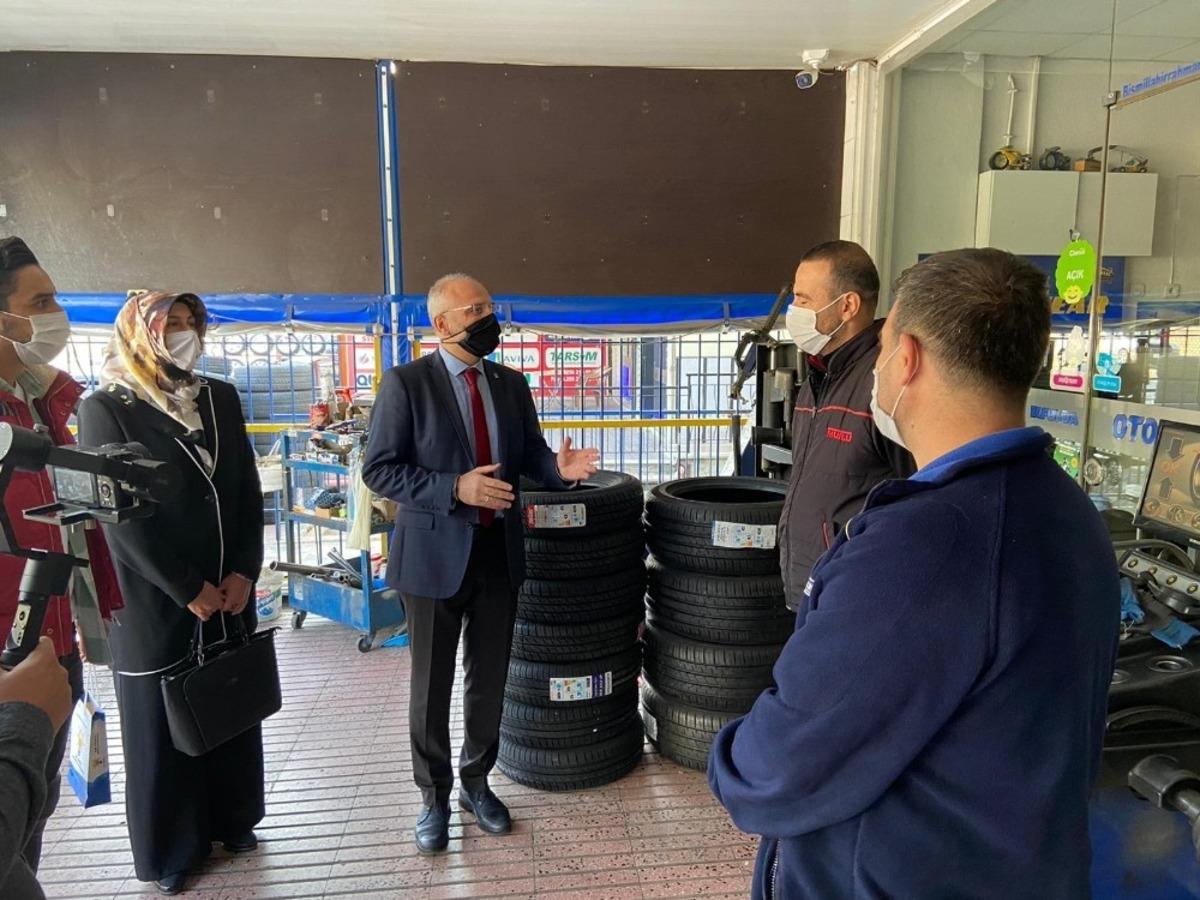 AK Parti Efeler İl&ccedil;e Başkanlığı&rsquo;ndan esnaf ziyareti