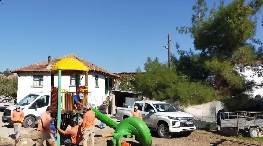 B&uuml;y&uuml;kşehirden Korkuteli&rsquo;ye oyun parkı