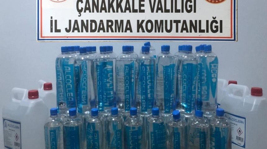 Biga’da sahte içki operasyonu: 3 gözaltı