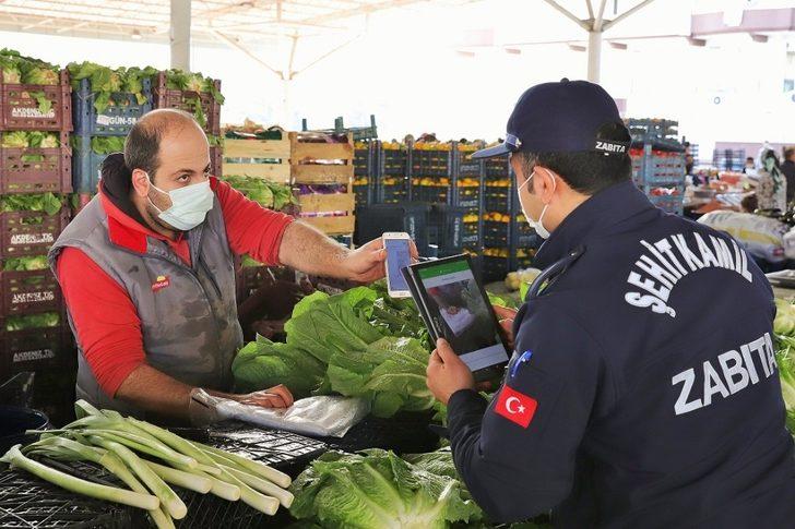 Pazarcı esnafına HES kodu denetimi yapıldı G2