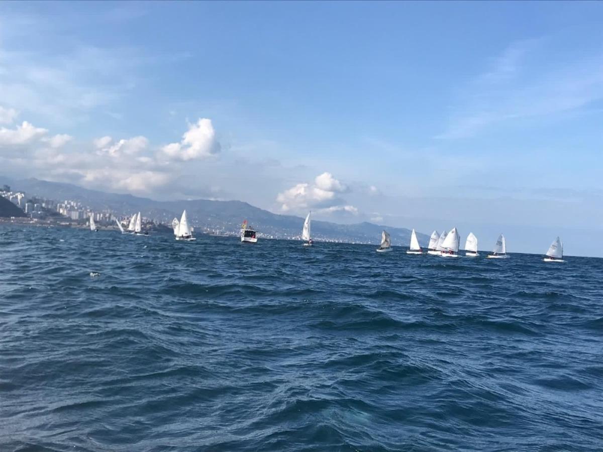 Trabzon Yelken İl Birinciliği m&uuml;sabakaları heyecanlı yarışlara sahne oldu