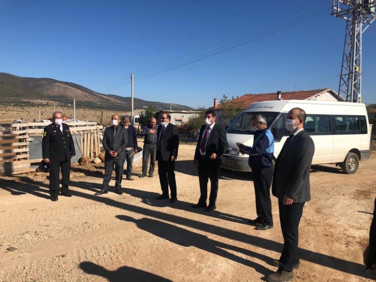 H&uuml;y&uuml;k&rsquo;te kaymakam ve belediye başkanından dış mahalle ziyaretleri